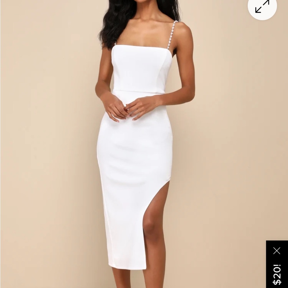 Lulus white dress